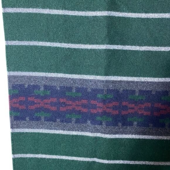 Vintage Aeropostale Aztec Scarf Southwestern‎ Western Fringe Made in Italy - Picture 2 of 5